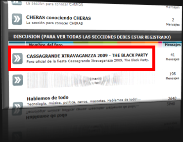 Visita el foro de Casagrande Black Party en la Zona Interactiva de elsalvadorg.com